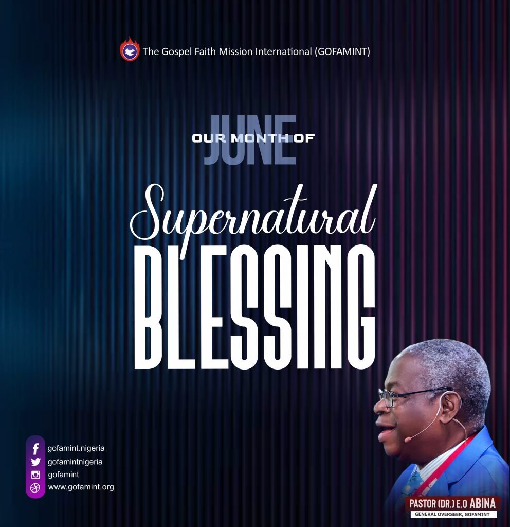 supernatural blessings - prophetic declaration